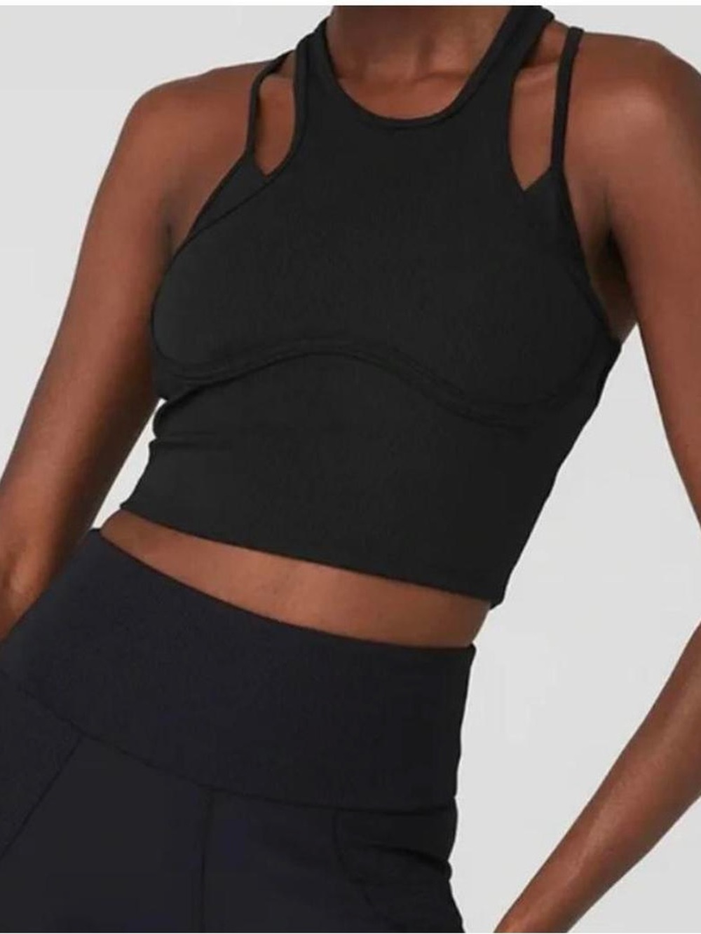 ALO Yoga Ribbed Airlift Enchanted Bra Tank